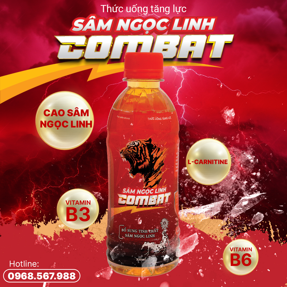 THỨC UỐNG TĂNG LỰC SÂM NGỌC LINH COMBAT - Ảnh 2